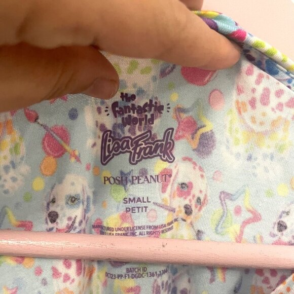 Posh Peanut x Lisa Frank Spotty and Dotty Long Sleeve Top Size S - Picture 3 of 7